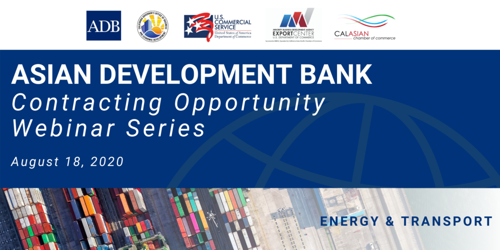 ADB Webinar Energy and Transport